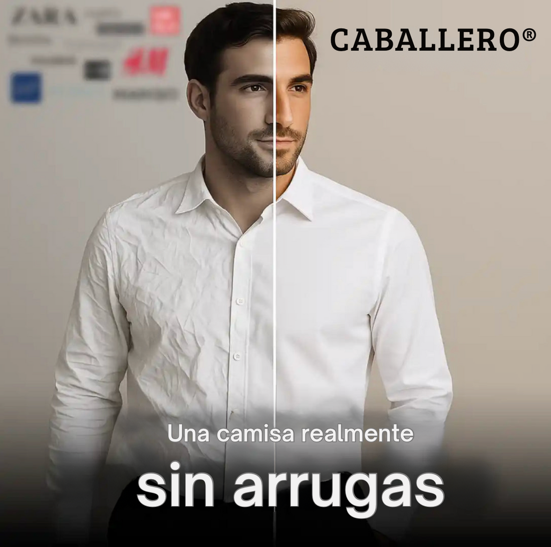 Camisa sin arrugas y corte entallado — elegancia que te acompaña todo el día