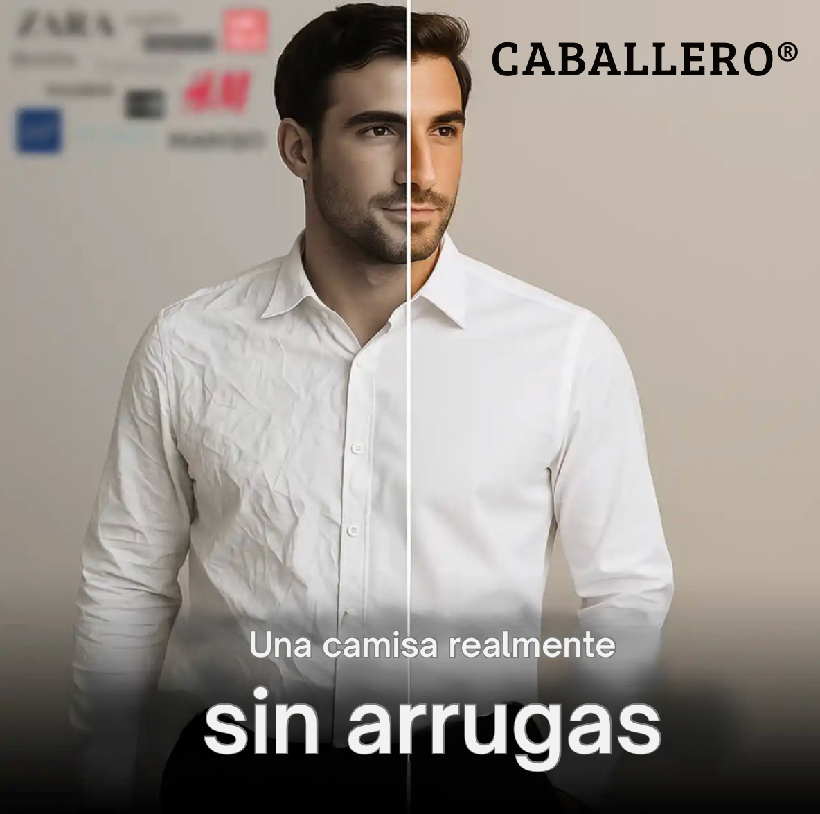 Camisa sin arrugas y corte entallado — elegancia que te acompaña todo el día