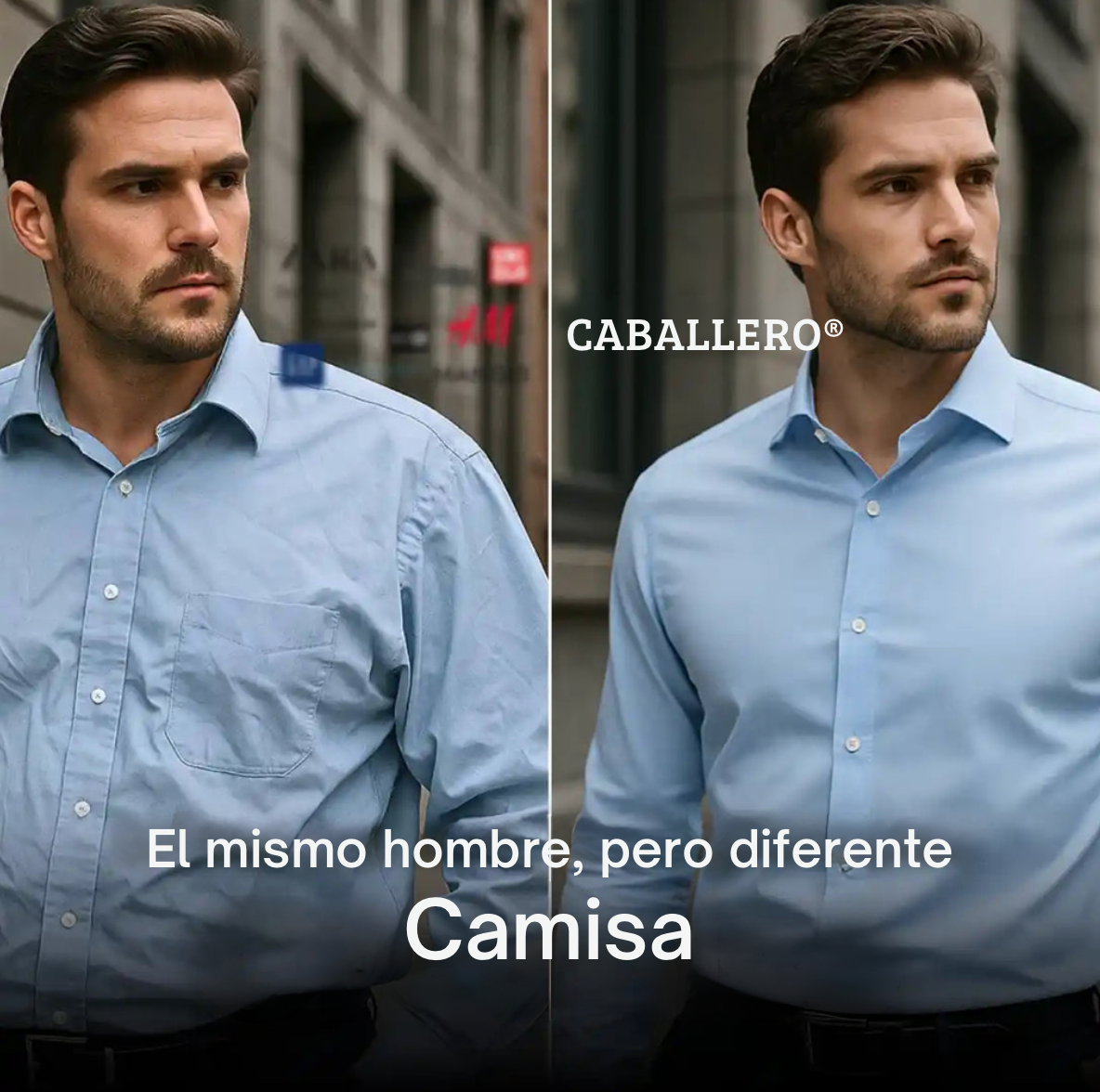 Camisa sin arrugas y corte entallado — elegancia que te acompaña todo el día