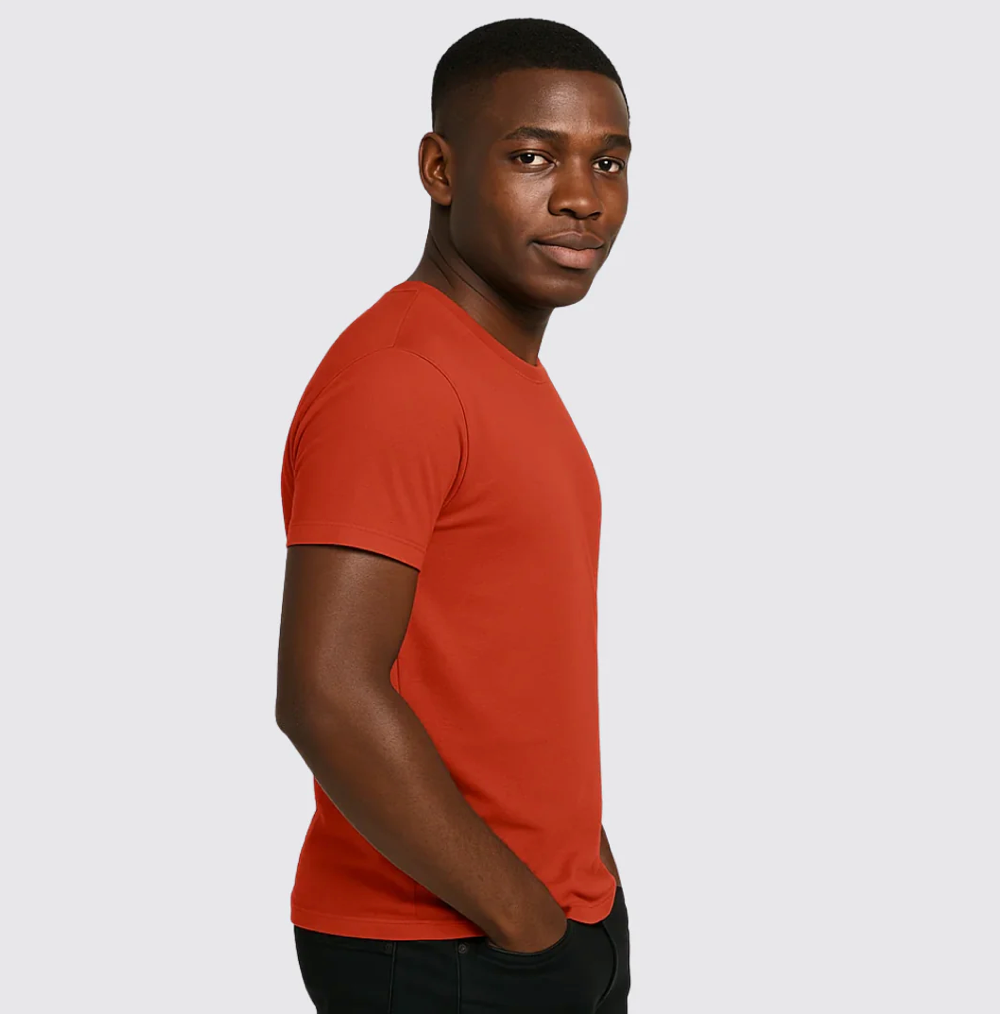 Camiseta de cuello redondo