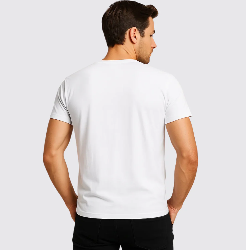 Camiseta de cuello redondo