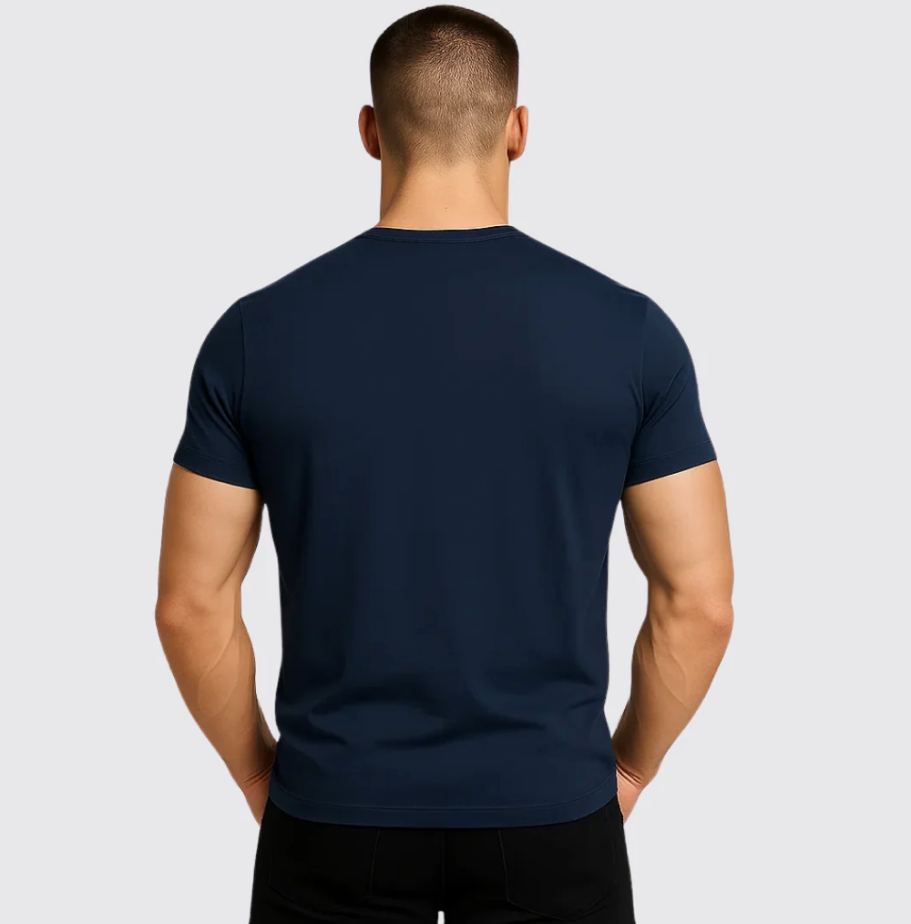 Camiseta de cuello redondo