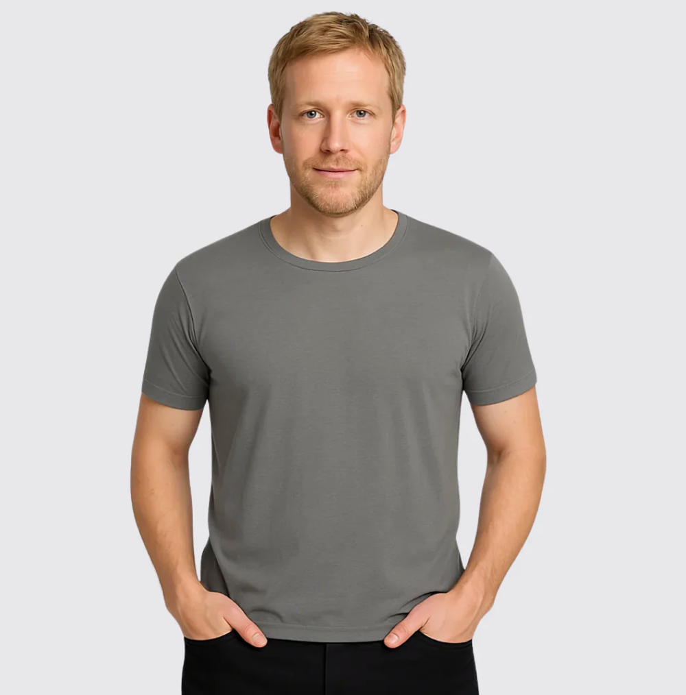 Camiseta de cuello redondo