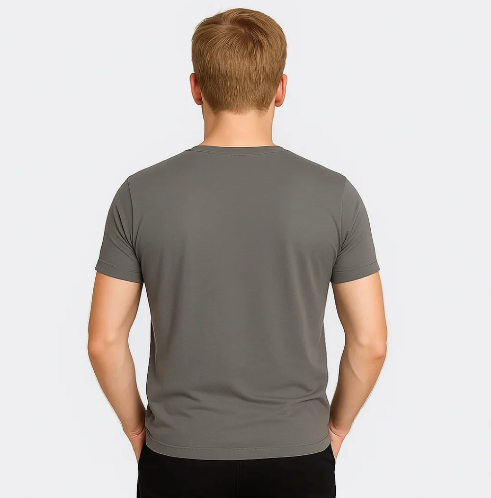 Camiseta de cuello redondo