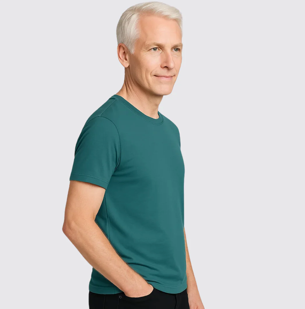 Camiseta de cuello redondo