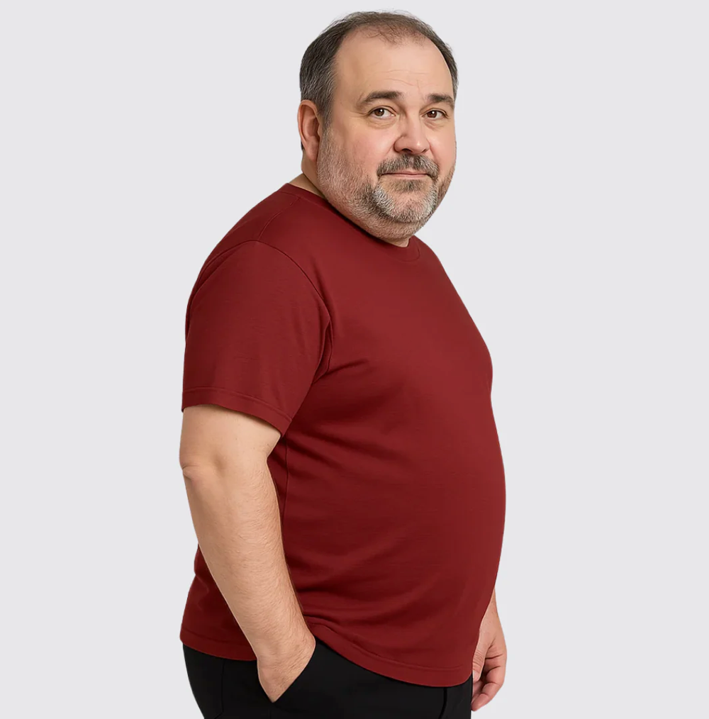 Camiseta de cuello redondo