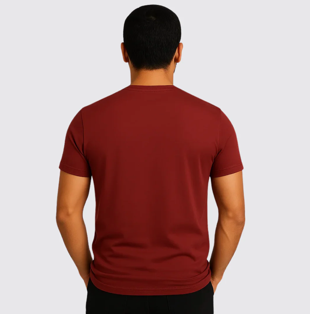 Camiseta de cuello redondo