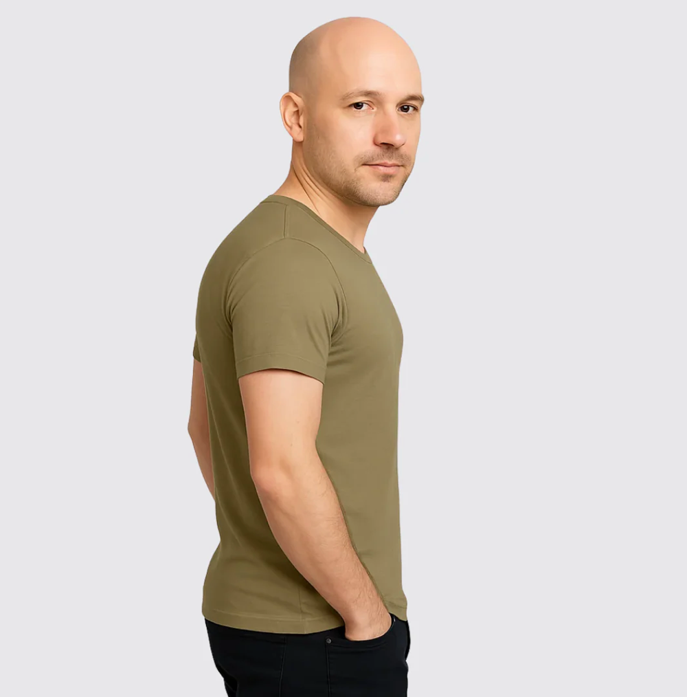 Camiseta de cuello redondo