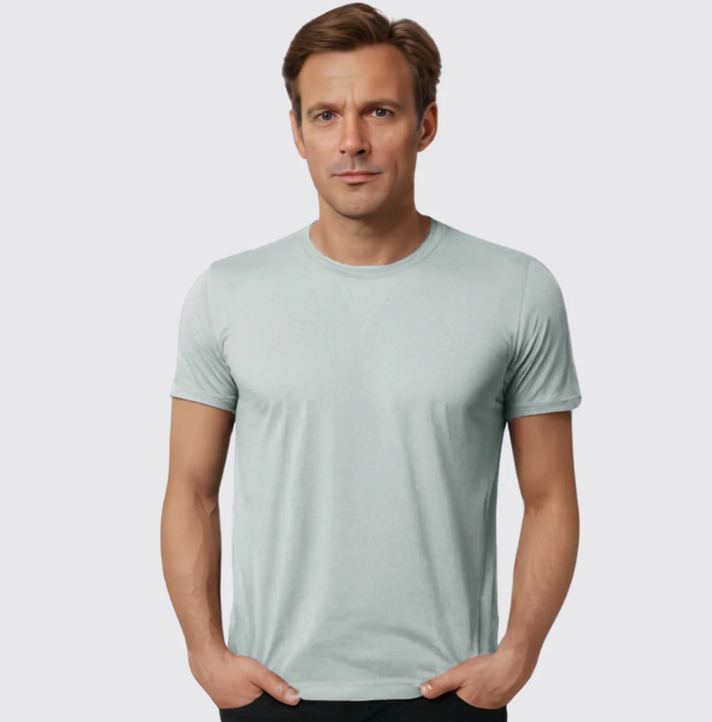 Camiseta de cuello redondo