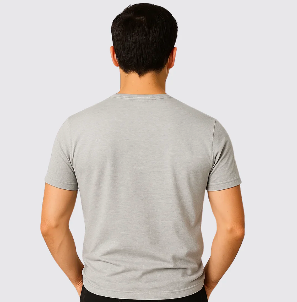 Camiseta con cuello en V