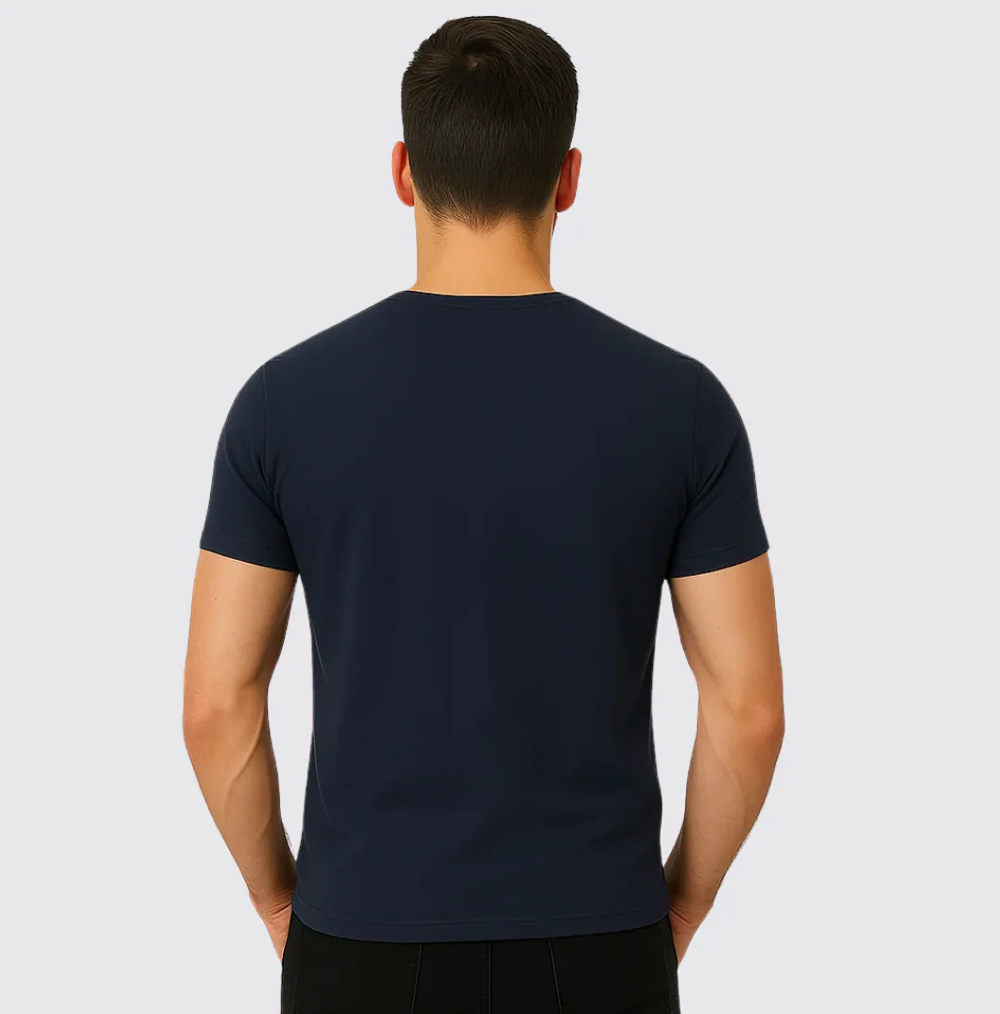 Camiseta con cuello en V