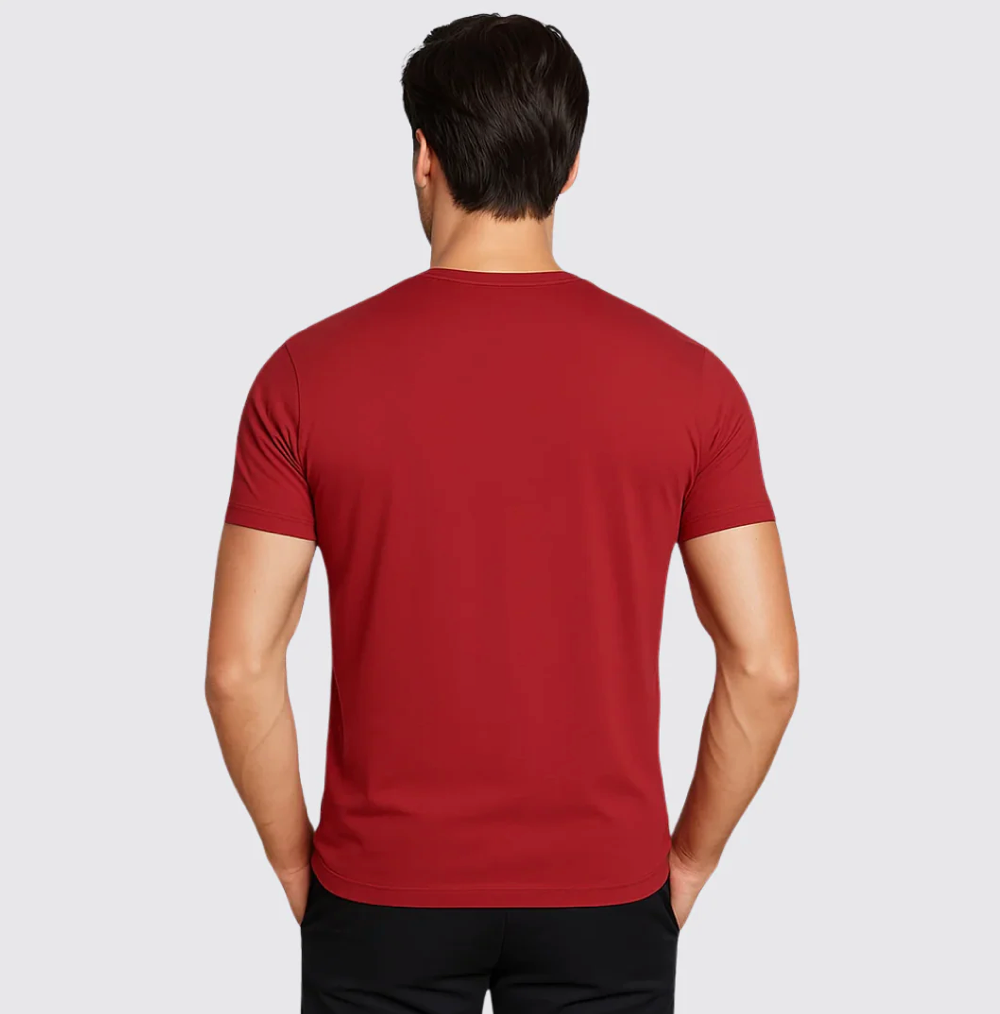 Camiseta con cuello en V