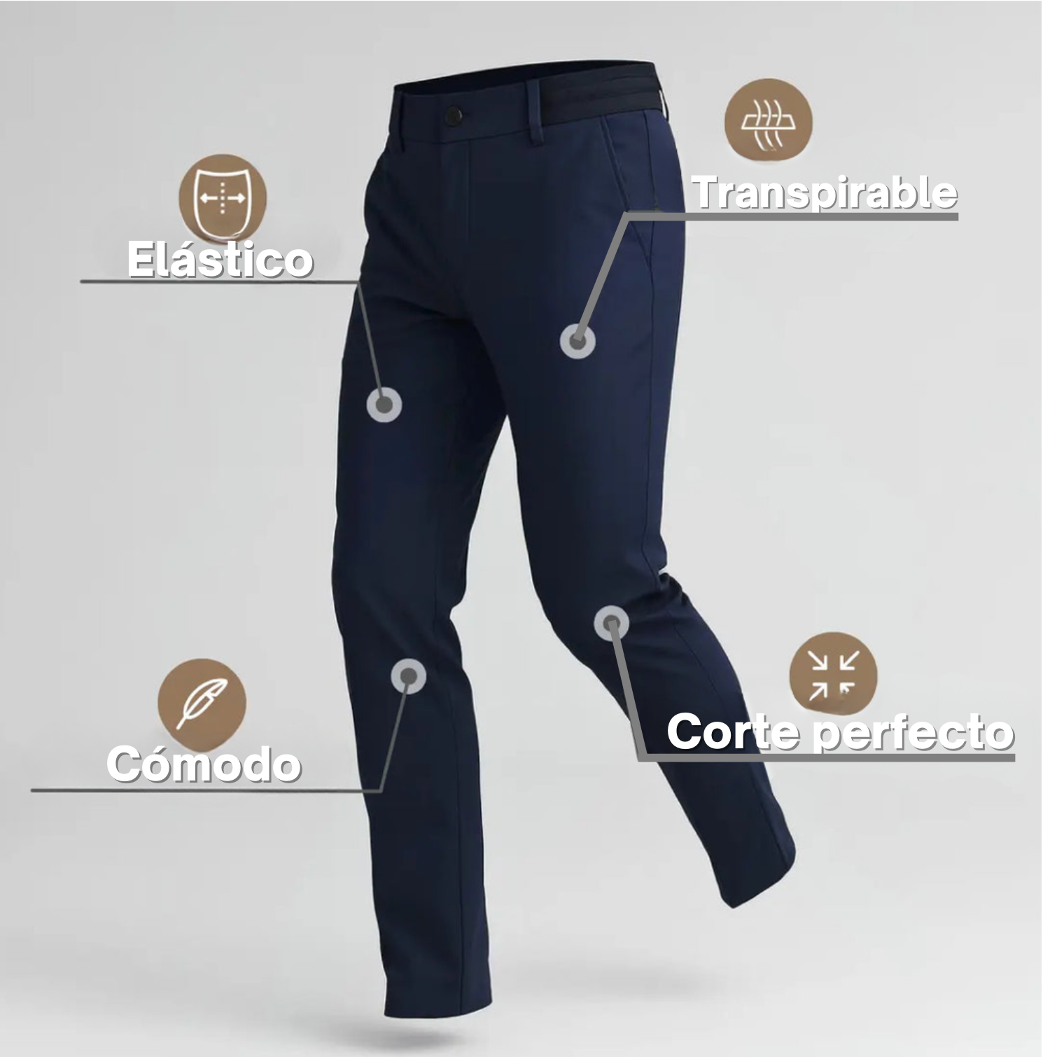 Pantalones elásticos MorphoFit™