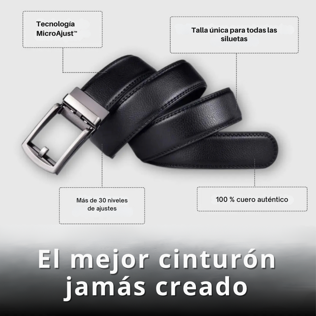 Cinturón sin agujeros MicroAjust™