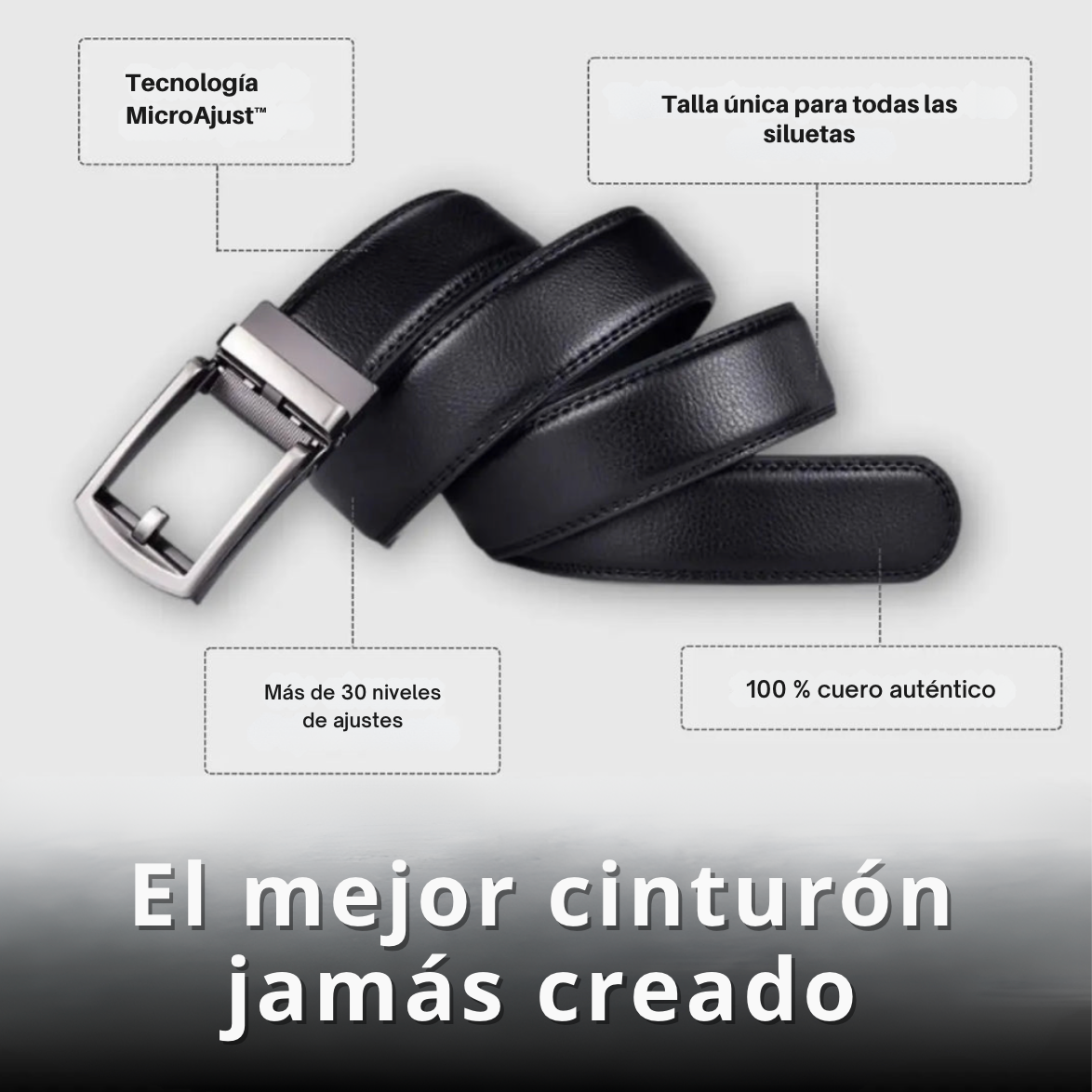 Cinturón sin agujeros MicroAjust™