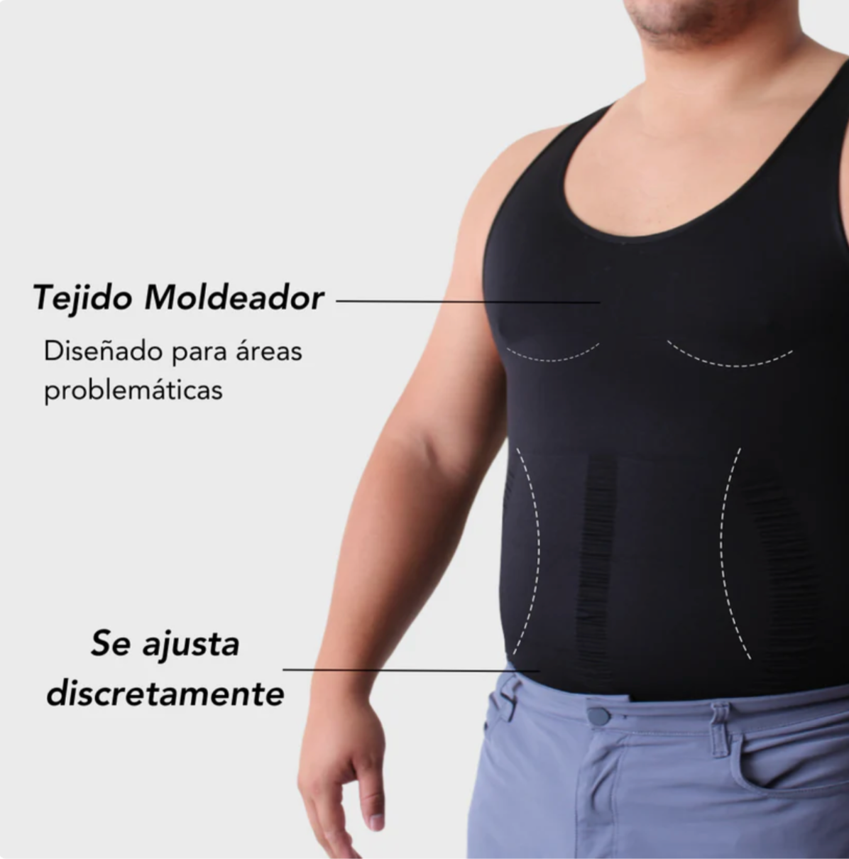 Camiseta reductora caballero